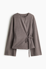 Кардиган с запахом — круглый вырез - H&M