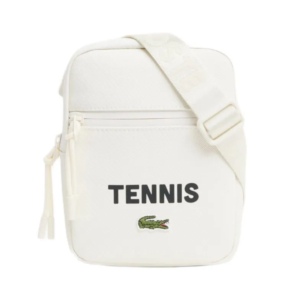 Lacoste Small Flat Petit Piqu_ Satchel - flour