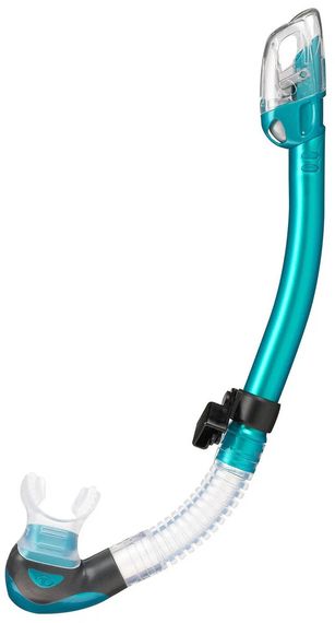 Трубка TUSA Hyperdry Elite II прозрачный/бирюзовый