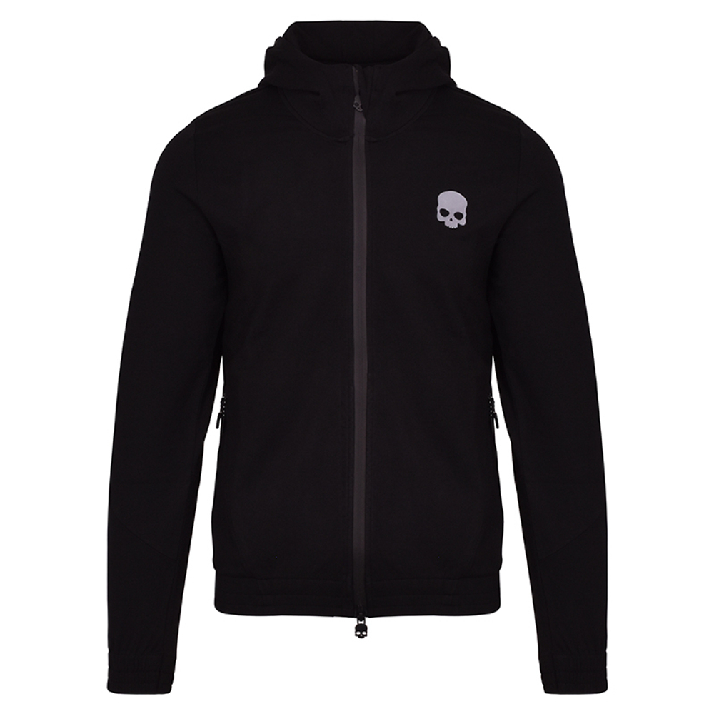 Мужская теннисная кофта Hydrogen Tech FZ Sweatshirt - black