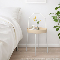 IKEA BURVIK  (ИКЕА БУРВИК)  -  Столик - белый 38 см