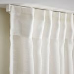 Комплект штор IKEA HALLEBRACKA (ХАЛЛЕБРАКА), Белый, 145x250 см, 2 шт