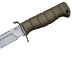 Нож кузница Семина НКВД-1, ст.95х18 рук. Elastron, чехол пластик