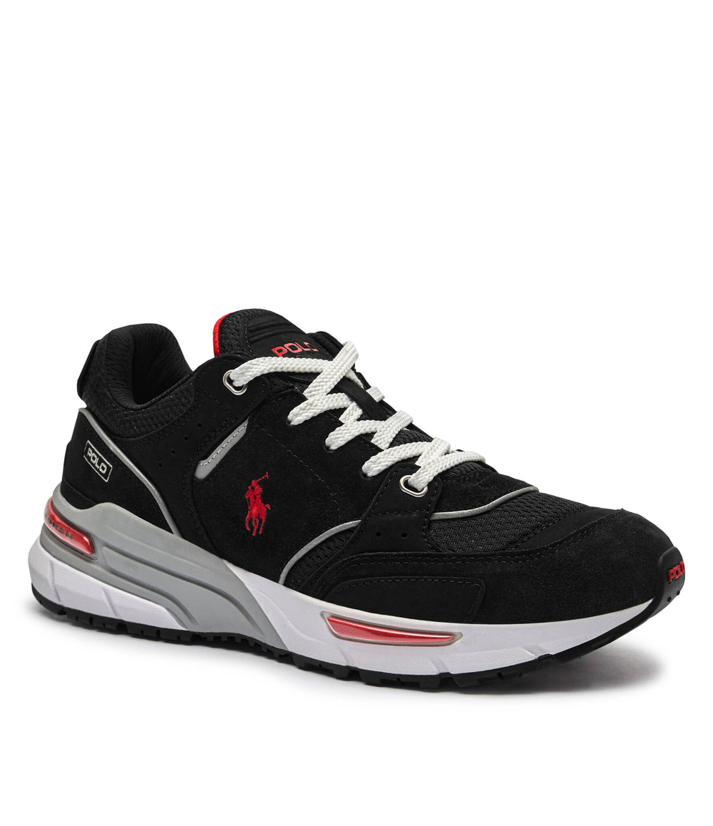 Кожаные кроссовки TRACKSTR 250 POLO RALPH LAUREN - черный(809944590)