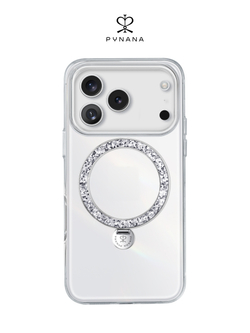 Чехол для iPhone 17 Pro алмазная гравировка Magsafe