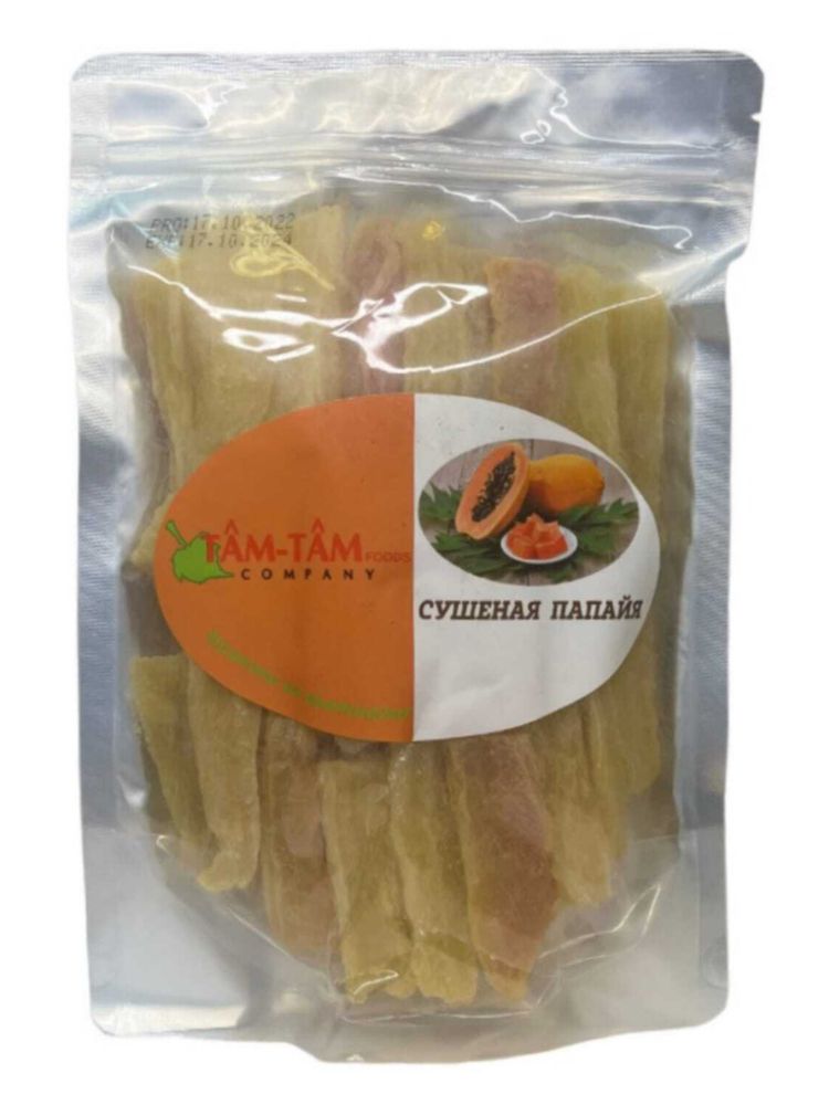 Папайя Tam Tam cушеная, 500 г, 2 шт