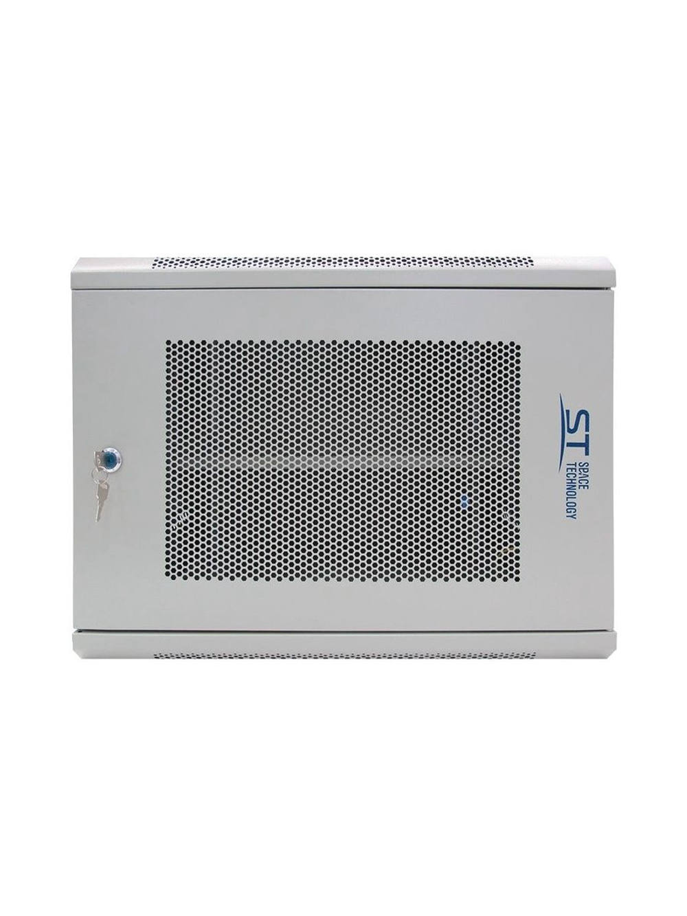 Шкаф телекоммуникационный настенный ST-NCP9U600 (СЕРЫЙ) С ПОЛКОЙ