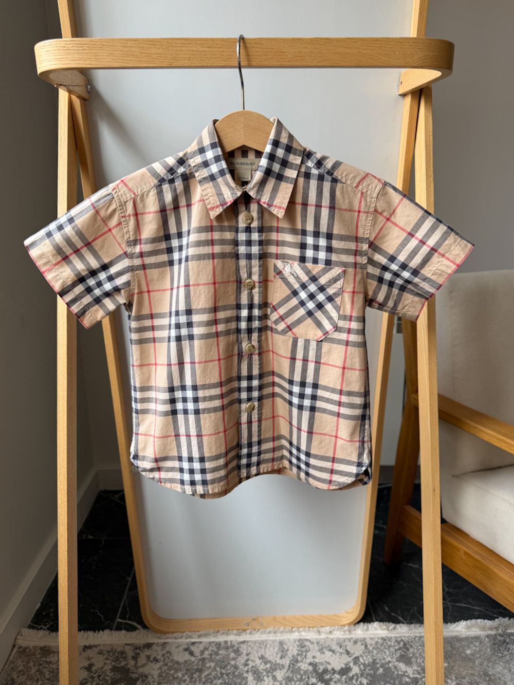 Хлопковая рубашка Burberry, 92