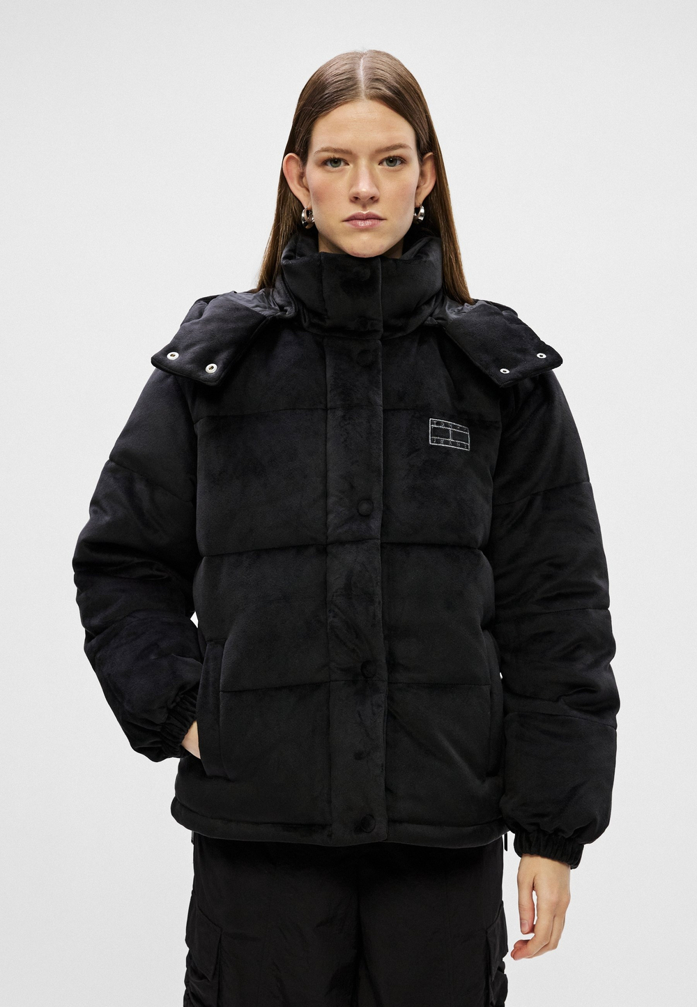 Куртка утепленная женская TOMMY JEANS TJW QUILTED VELVET P