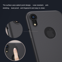 Тонкий чехол от Nillkin для смартфона iPhone XR, серия Super Frosted Shield (с вырезом под лого)