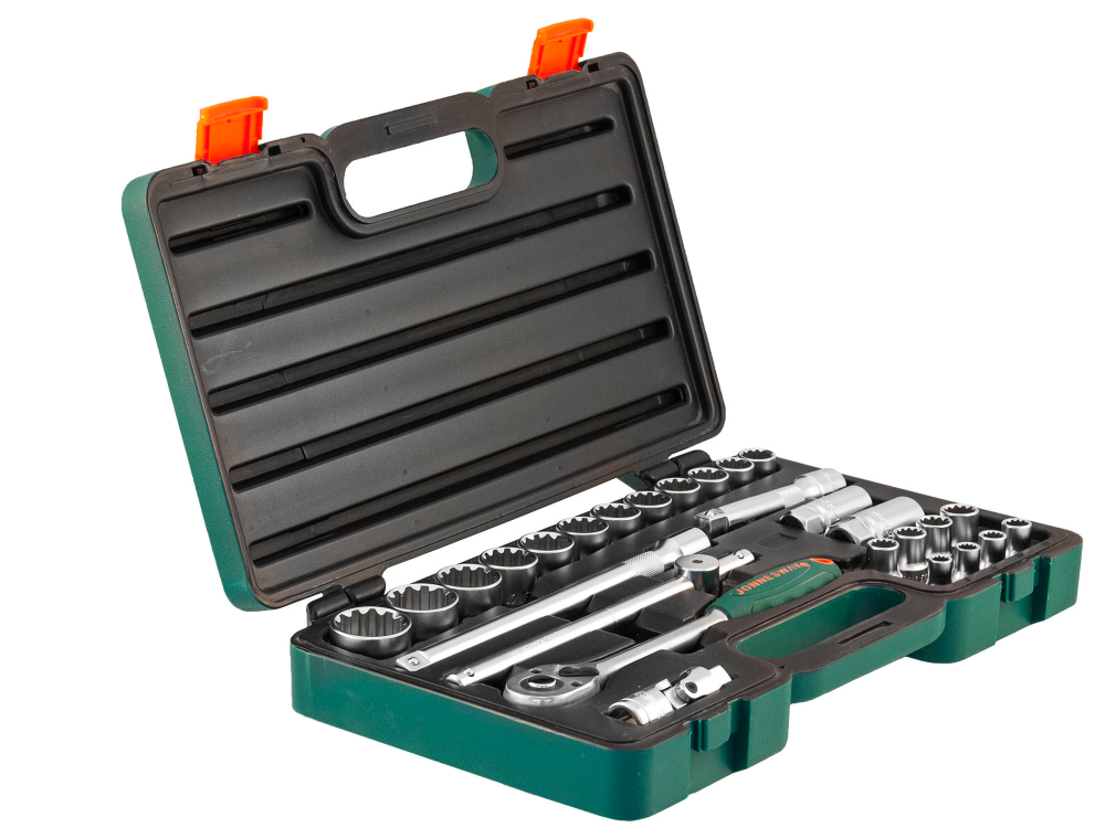 S68H4127S Набор головок торцевых 1/2"DR Super Tech, 27 предметов