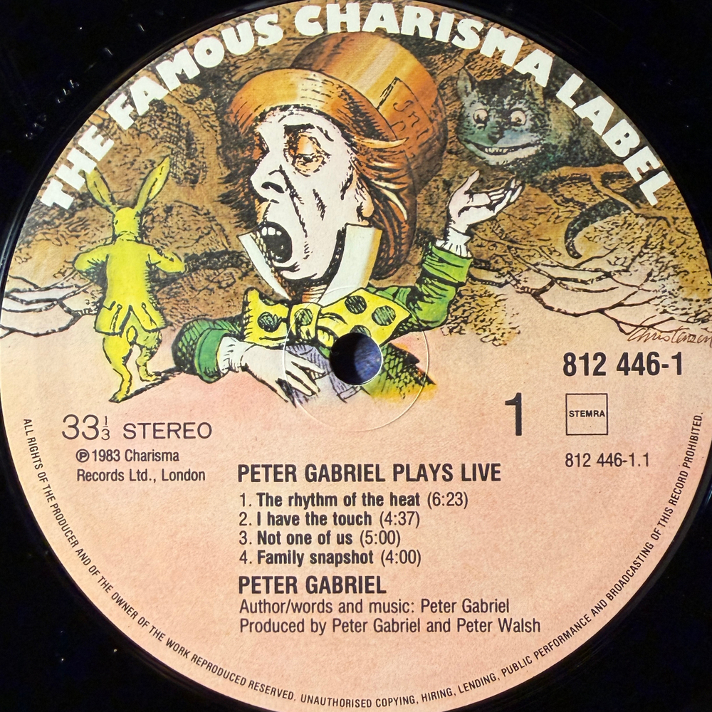 Peter Gabriel ‎– Plays Live 2LP (Голландия 1983г.)