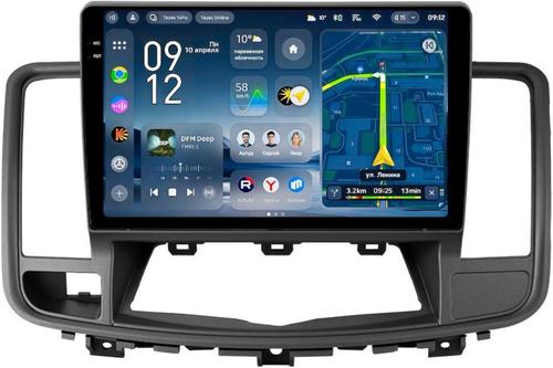 Магнитола для Nissan Teana J32 2008-2013 (ШГУ цветной) - Teyes CC4-PRO монитор 10.36" 2K QLED на Android 13, Быстрейшая, Snapdragon 778G, ИИ, CarPlay, DSP, 4G SIM-слот