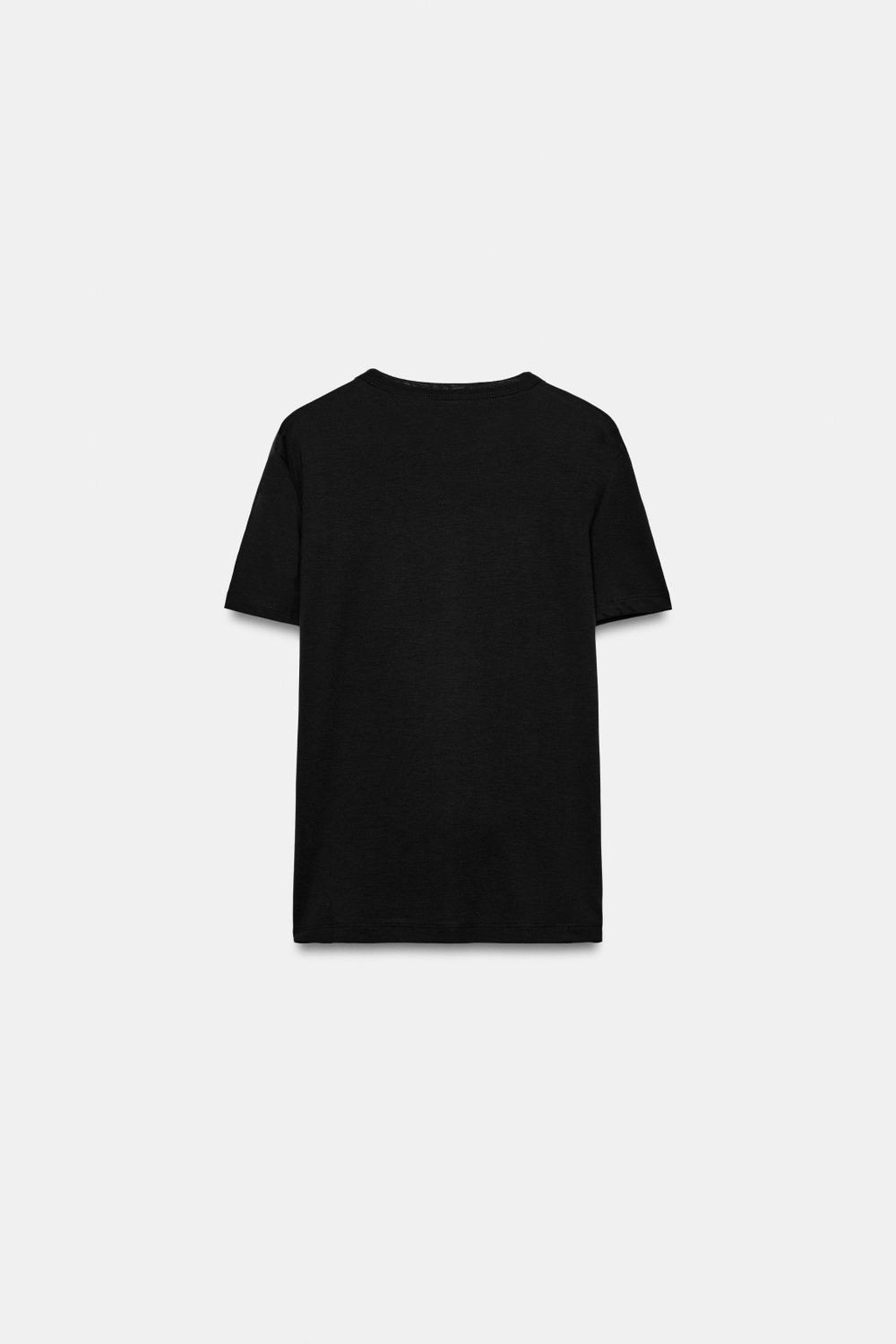 ФУТБОЛКА ИЗ ЛИОЦЕЛЛА С КОРОТКИМИ РУКАВАМИ — ZARA