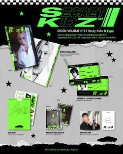 публикация DICON - VOLUME N 21 STRAY KIDS : SECRET KIDZ BANG CHAN B Type
