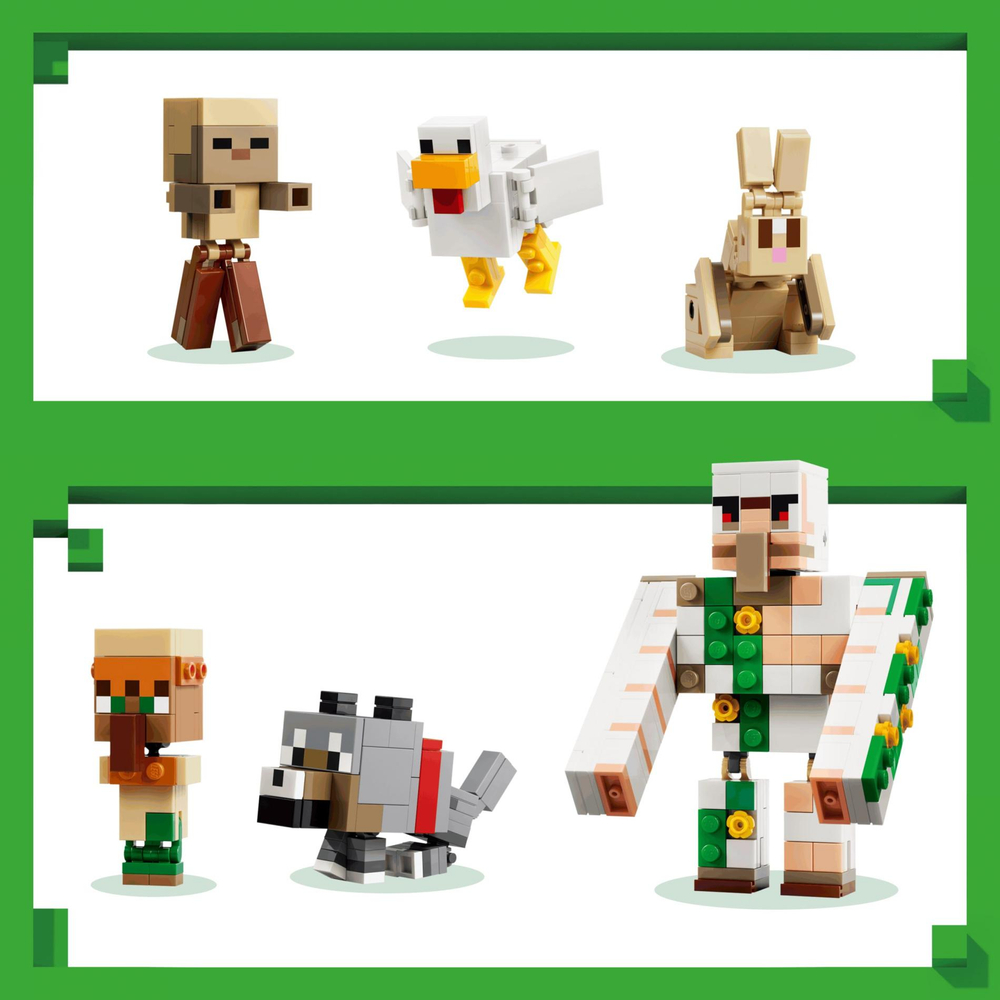 Конструктор LEGO Minecraft Атака наездника на курице в пустыне 21592 | LEGO Minecraft Chicken Attack 428 деталей | 9+