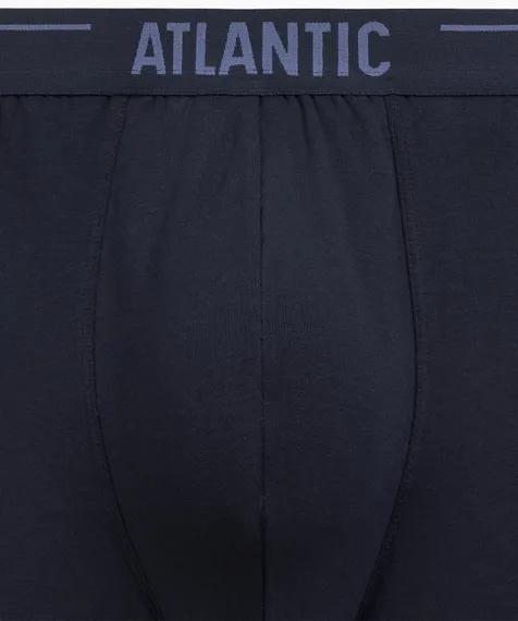 Трусы мужские боксеры (5шт) Atlantic 5SMH-004, хлопок, темно-синий