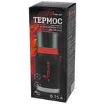 Термос 0.75л Тонар HS.TM-038 Питьевой 2 крышки-кружки (98°C 6ч-81°С 12ч-70°С 24ч-56°С) -