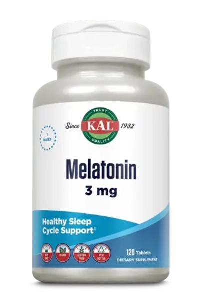 Антиоксидант KAL Melatonin 3 мг 120 таблеток