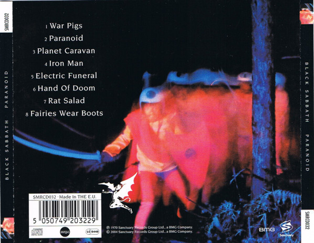 CD Black Sabbath - Paranoid (Европа)