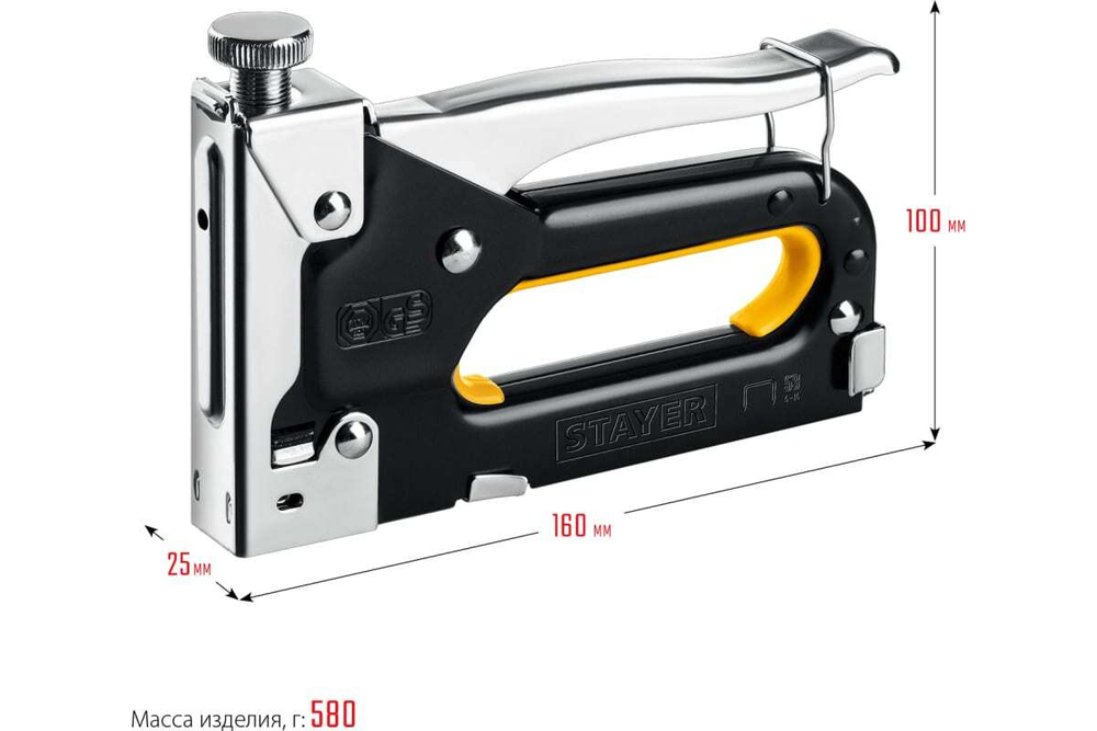 Cтальной cтеплер STAYER Max-53 тип 53 31501_z01