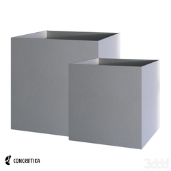 Кашпо CUBE SHALE 50 x 50 x 50