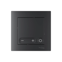 ATLASDESIGN SMART ТЕРМОСТАТ для эл.теплого пола c датчиком,Zigbee, 16А,мех., ЧЕРНЫЙ, мод. SBDV-00205
