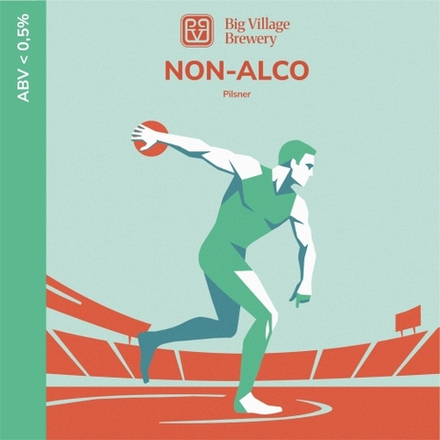 Пиво Биг Вилладж Нон-Алко Пилснер Безалкогольное / Big Village Non-Alco Pilsner 20л - кег