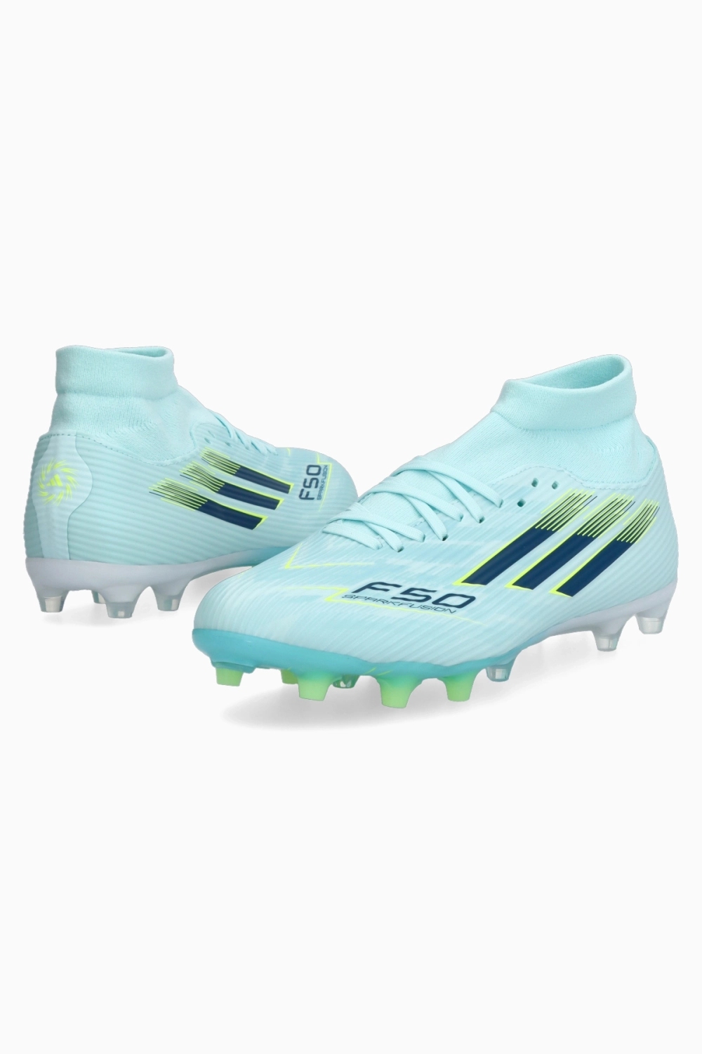 Бутсы adidas F50 League Mid FG/MG для женщин - бирюзовый