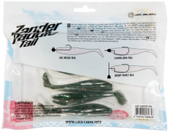 Виброхвосты LJ 3D Series Zander Paddle Tail 4.0in (10.00)/Z09 5шт.