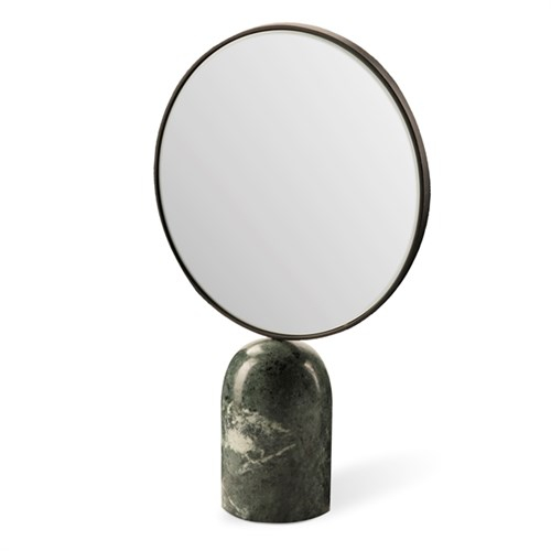 Зеркало Round marble green