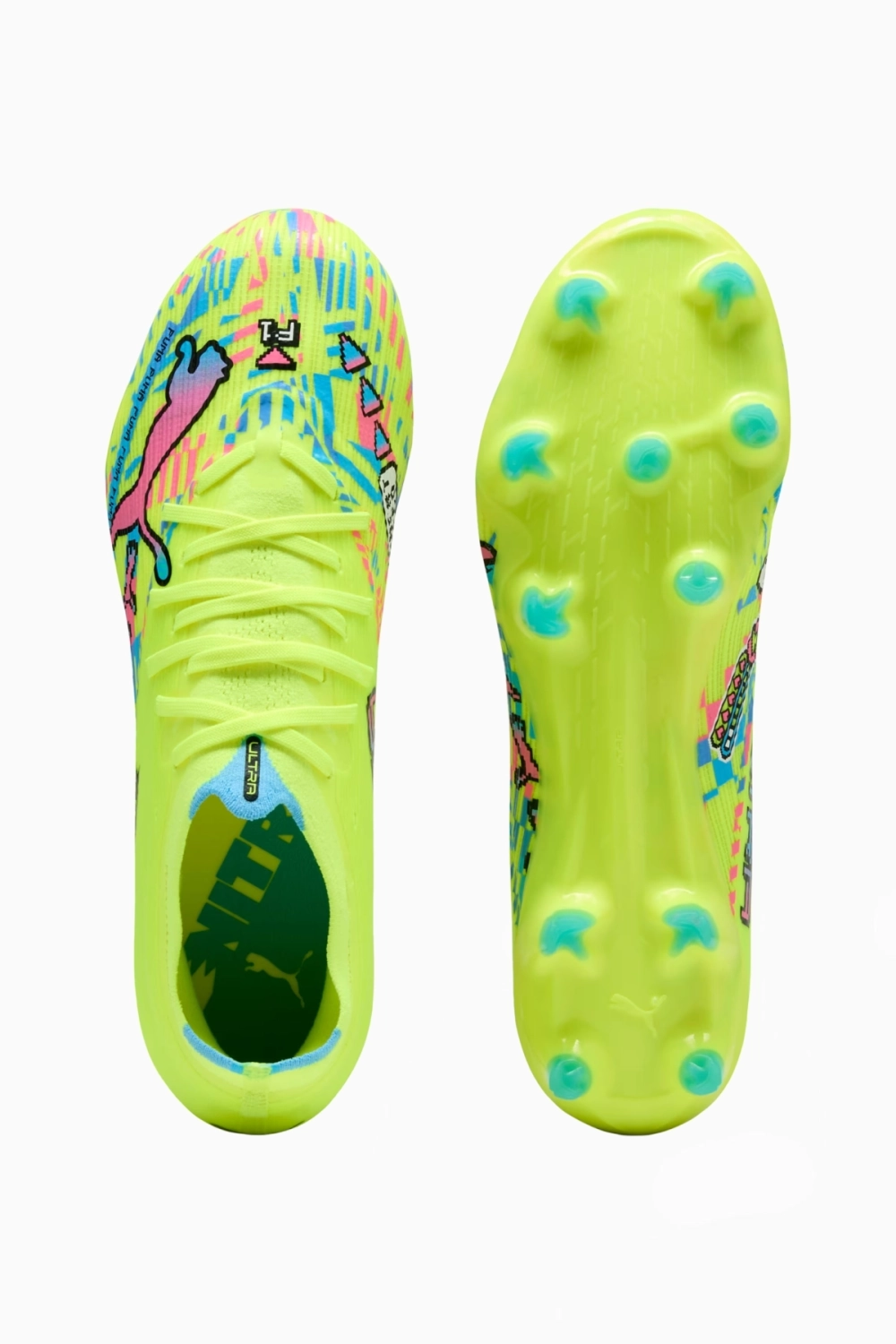 Бутсы Puma Ultra Nitro 7 Match FG/AG - зеленый