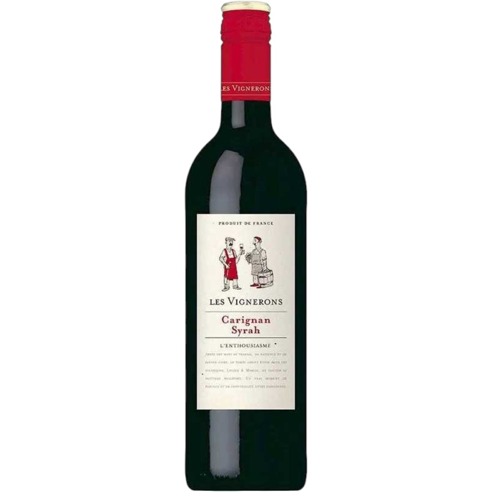 Вино Les Vignerons Carignan Syrah 0,75 л.