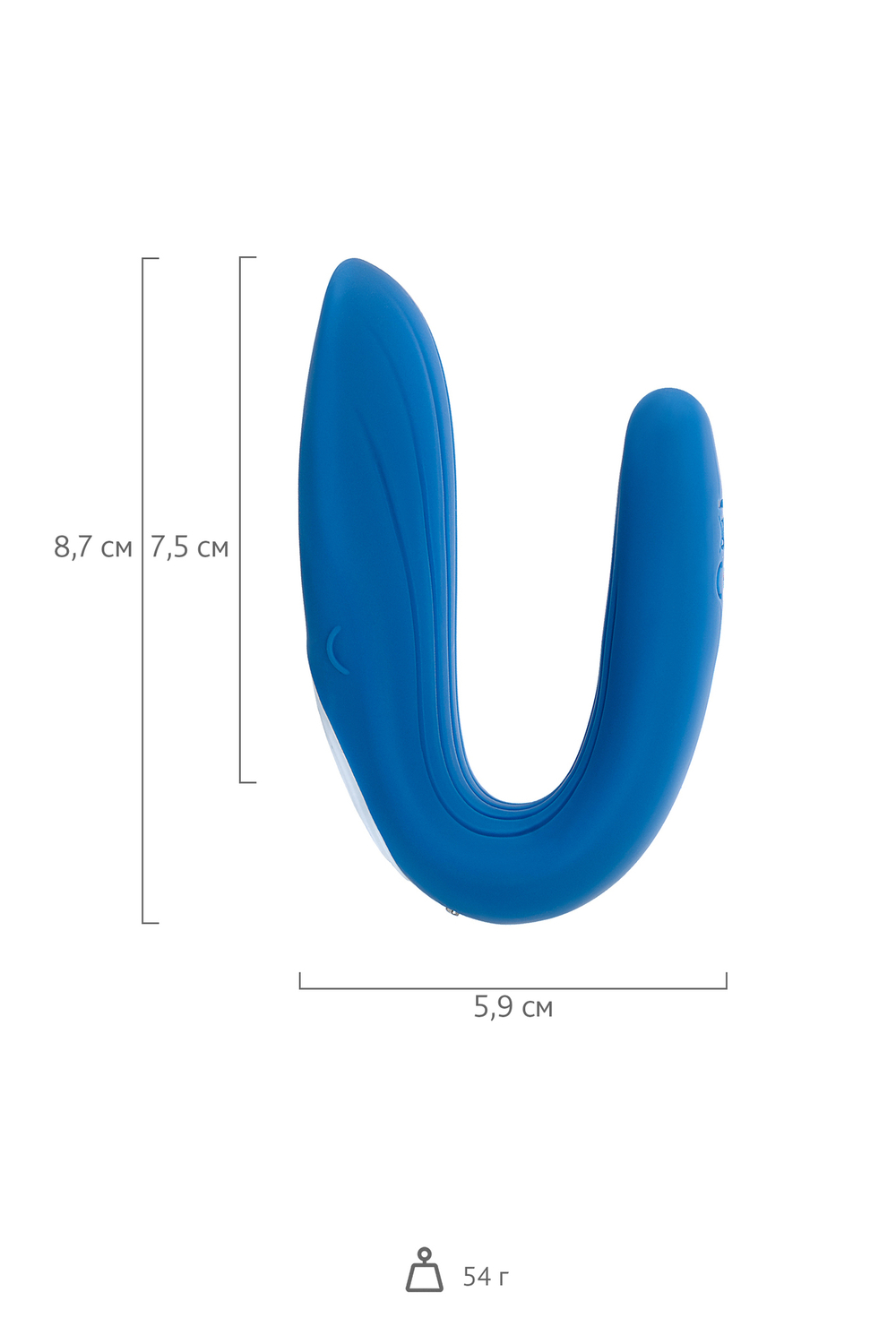 Многофункциональный стимулятор для пар Satisfyer Partner Whale голубой