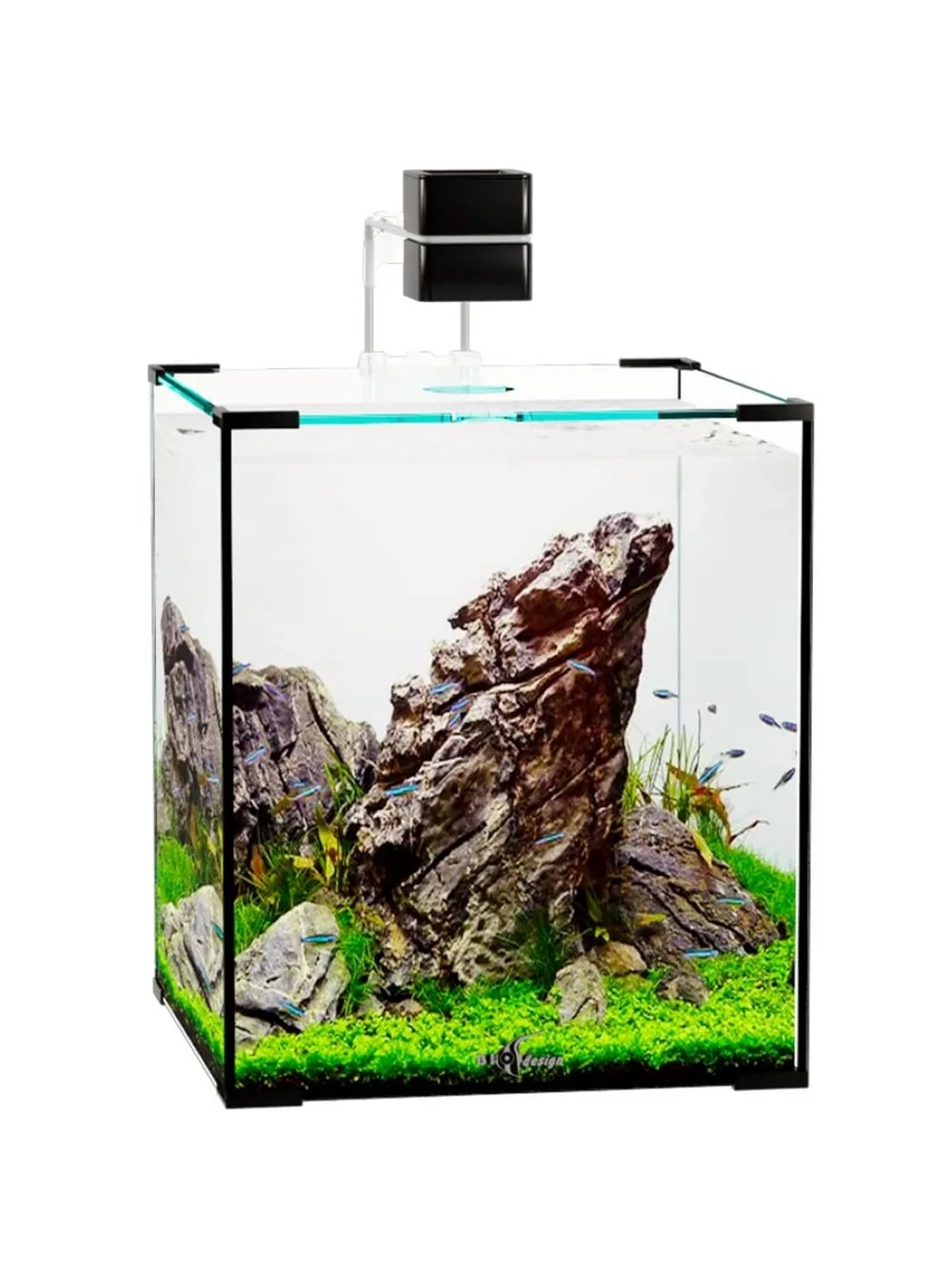 Q-SCAPE20 Аквариум Pilkington Optifloat 4мм, 20л, 27*27*31см