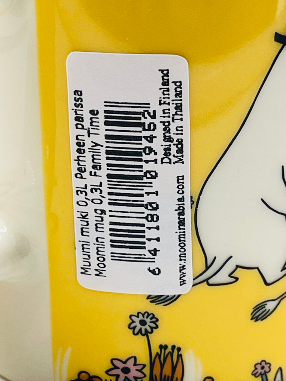 Кружка Moomin Arabia "Семья вместе", фарфор Vitro, 300 мл (из Финляндии)