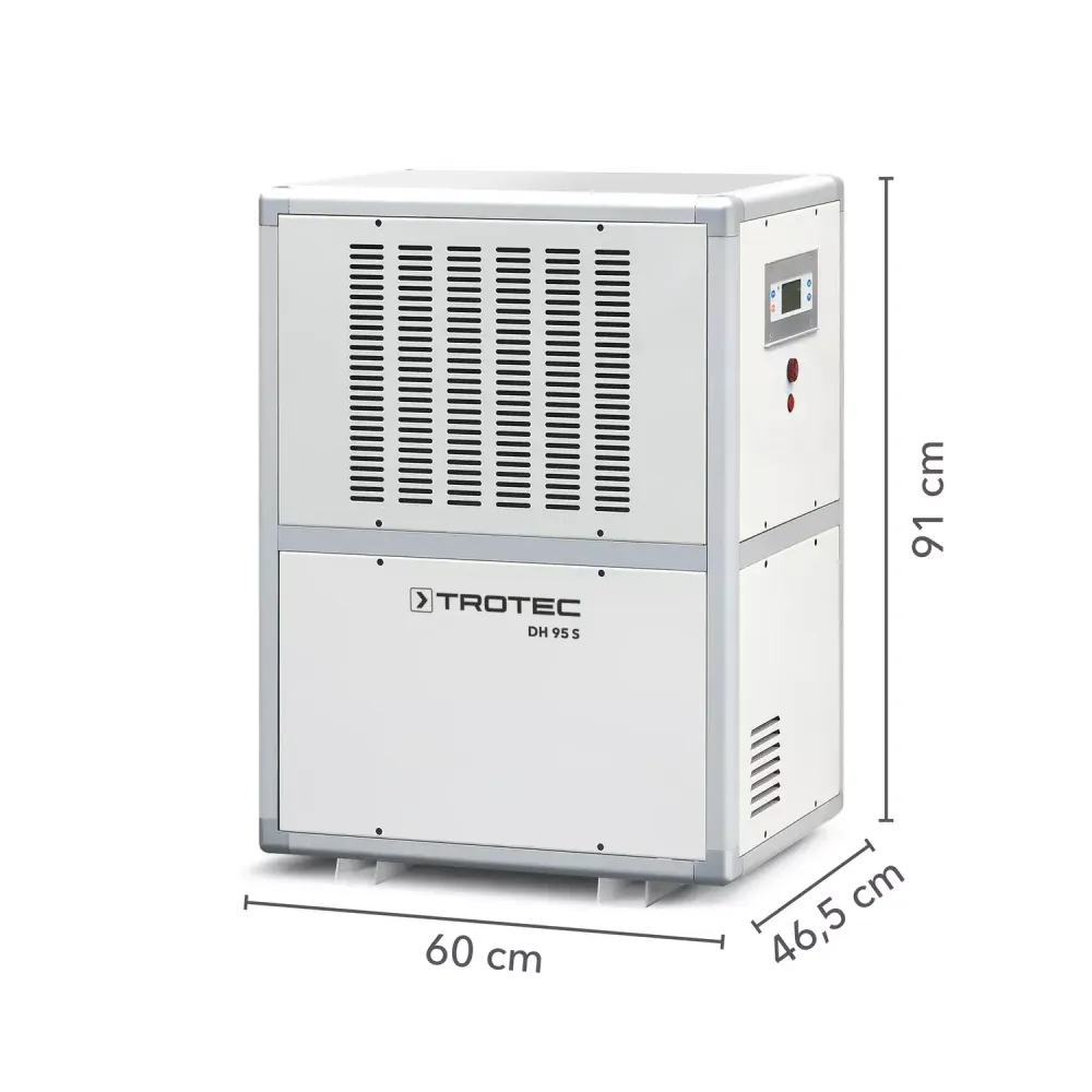Осушитель воздуха TROTEC DH 95 S - [до 130 л. за сутки / для S≈500 м²]