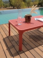 Комплект пластиковой мебели Nardi Net Relax, коралловый