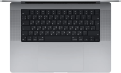 Ноутбук Apple MacBook Pro A2485 M1 Pro 10 core 32Gb SSD512Gb/16 core GPU 16.2" Liquid Retina XDR (3456x2234) macOS grey space WiFi BT Cam (Z14V0008D)