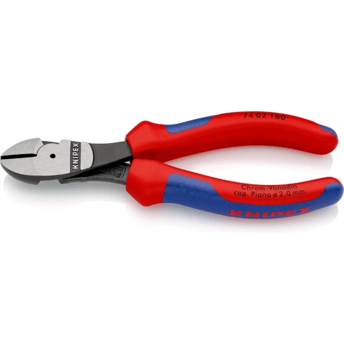 Кусачки боковые особой мощности черненые 160 мм Knipex 74 02 160 SB