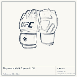 Перчатки MMA 5 унций L/XL — от 3 200 ₽