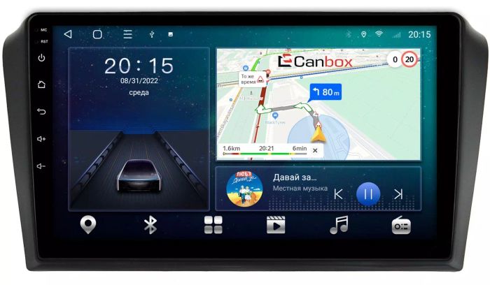 Магнитола для Mazda 3, Axela 2003-2009 - CanBox 9032 Android 10, SIM-слот