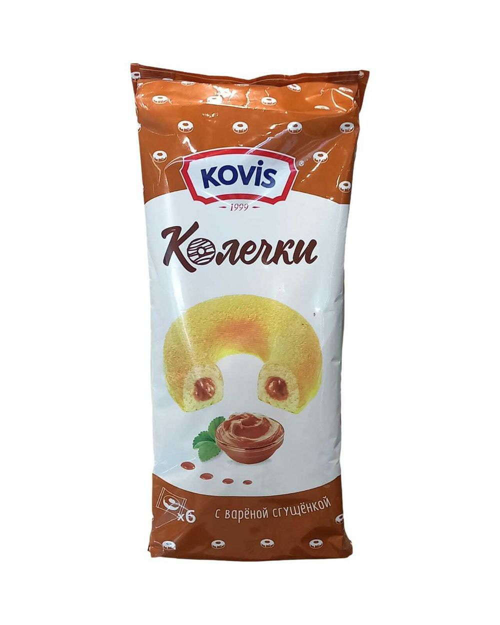 Колечки "Ковис" с вар.сгущенкой 240г