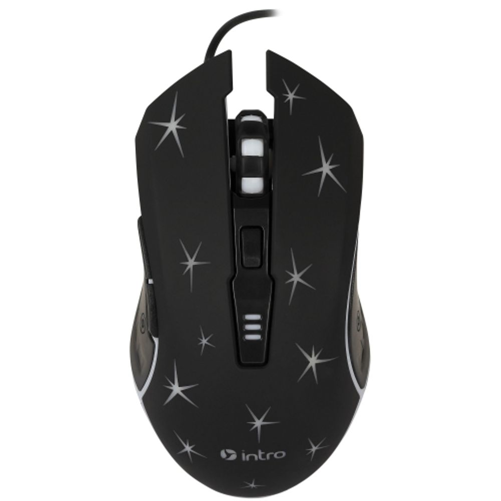 Клавиатура и мышь комплект Intro GXZ990 игровой 1200-3600dpi + коврик + гарнитура черный | Intro