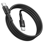 Usb Кабель-зарядка Type-C на Type-C Hoco X83 3A 60W 1м черный