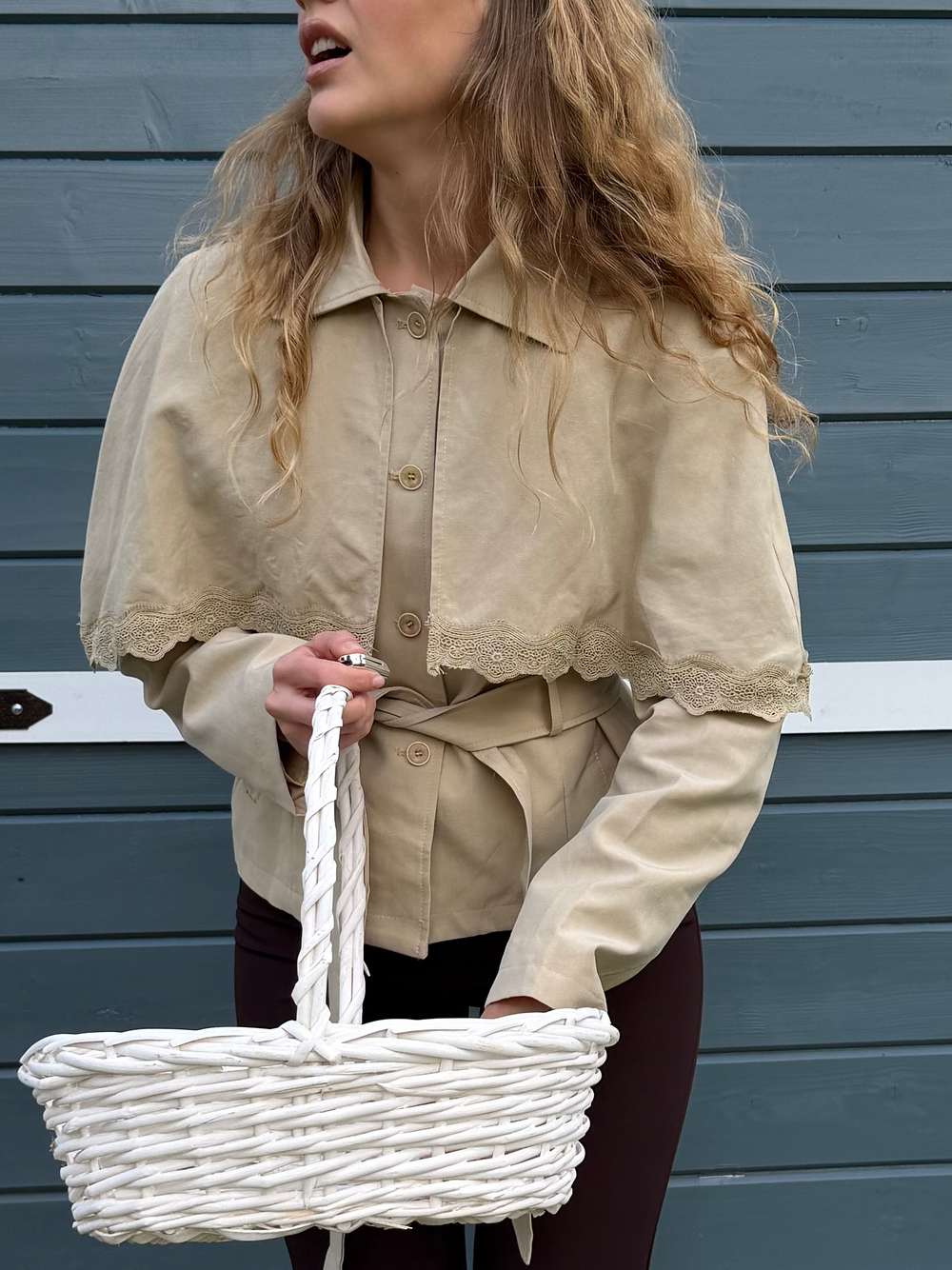 Тренч Boho молочный
