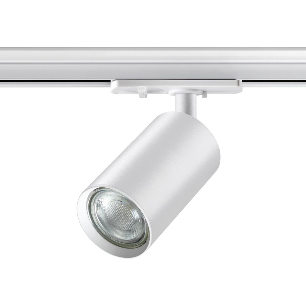 370962 PORT NT23 251 белый Светильник однофазный двухжильный трековый GU10 50W 220V PIPE