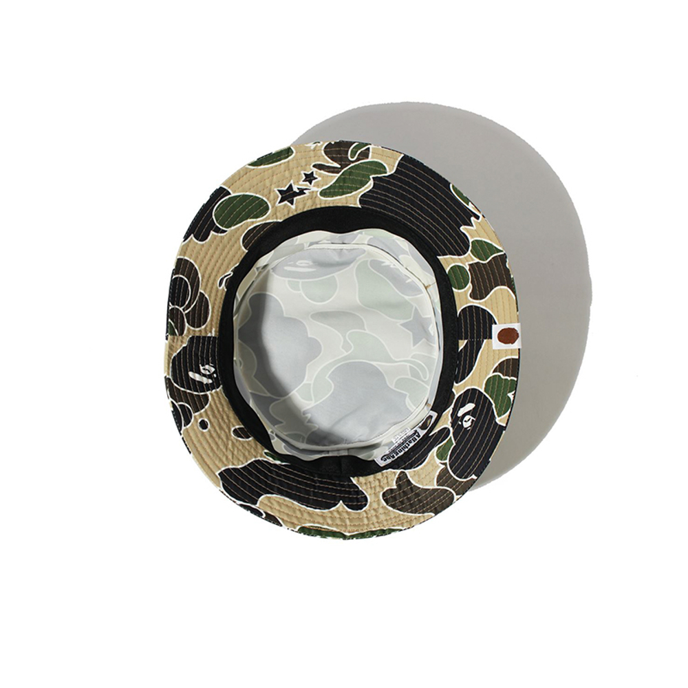 A Bathing Ape Bathing Ape Polyester Bucket Головной убор желтый