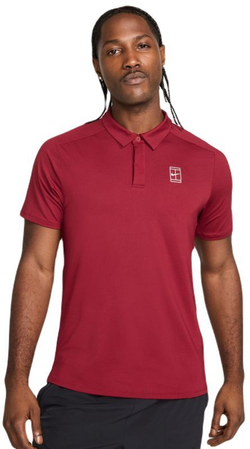 Мужское теннисное поло Nike Court Advantage Dri-Fit Tennis - красный