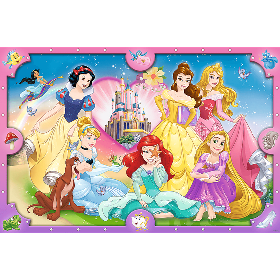 Puzzle The pink world of princesses